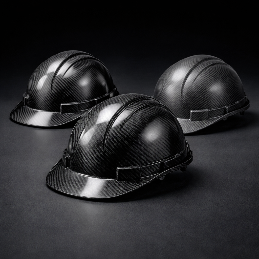 Hard Hats Forged Carbon Fiber