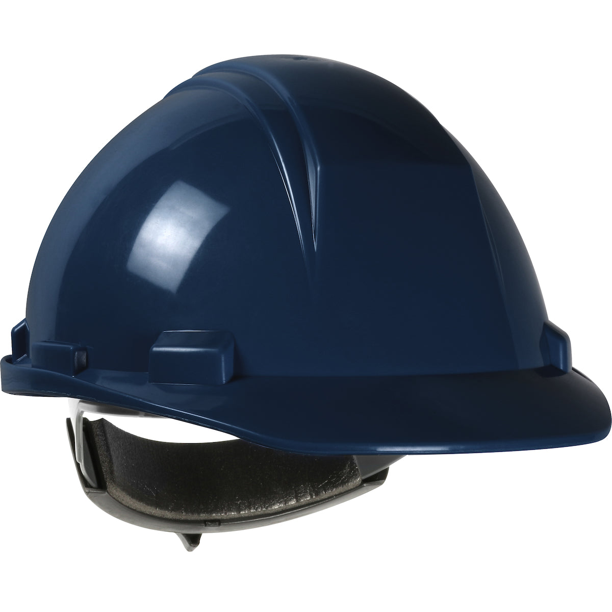 Mont Blanc wheel ratchet class e type iI cap style hard hat in navy | Front Right View