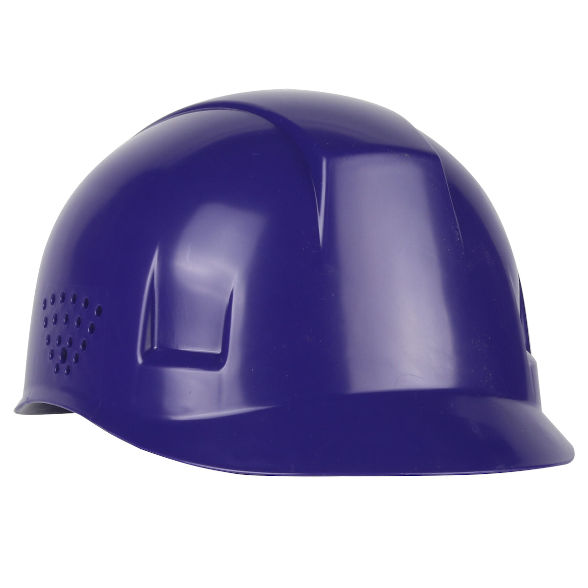 4-point plastic suspension bump cap in purple | Front Right View