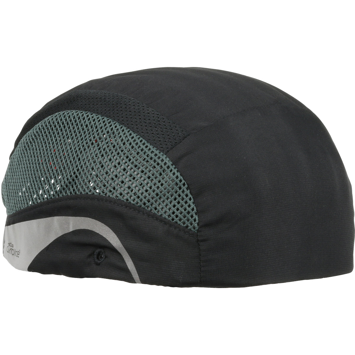 Hard Cap Aerolite baseball style bump cap in black | Front Right View