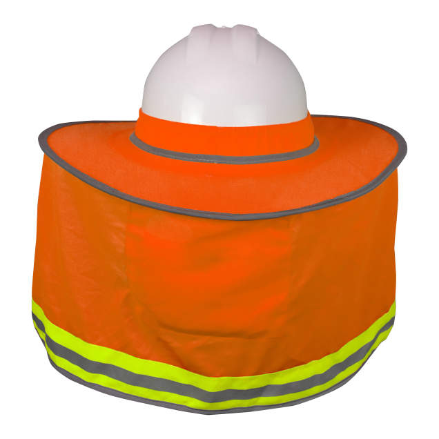 RHHS-01 Collapsible Hard Hat Shade - Hi-Viz Orange