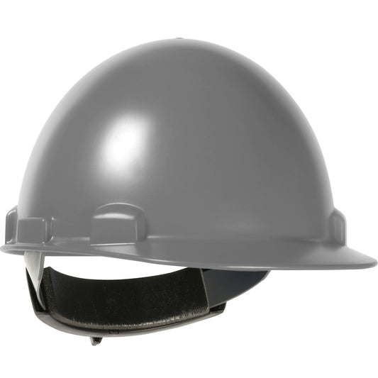 Stromboli wheel ratchet class e type iI cap style hard hat in gray | Front Right View