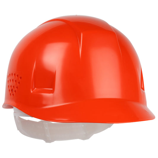 4-point plastic suspension bump cap in orange | Front Right View