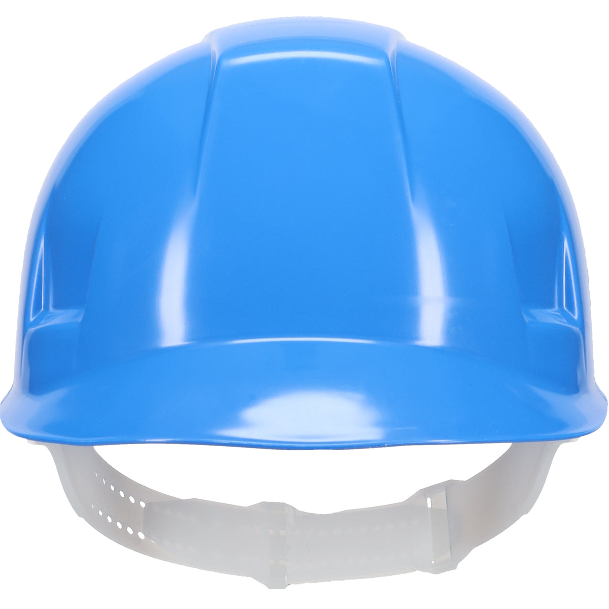 4-point plastic suspension bump cap in royal | Front View