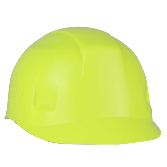 4-point plastic suspension bump cap in hi-viz green | Front Right View
