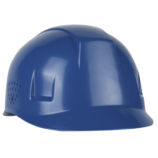 4-point plastic suspension bump cap in steel blue | Front Right View