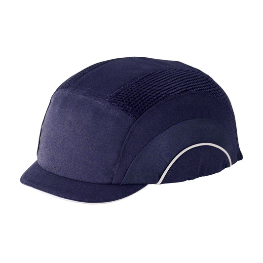 Hard Cap A1+  baseball style bump cap in navy | Front Left View