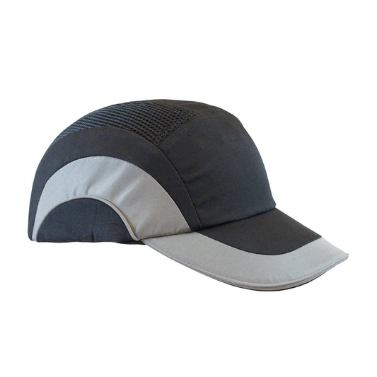 Hard Cap A1+  baseball style bump cap in gray | Front Right View