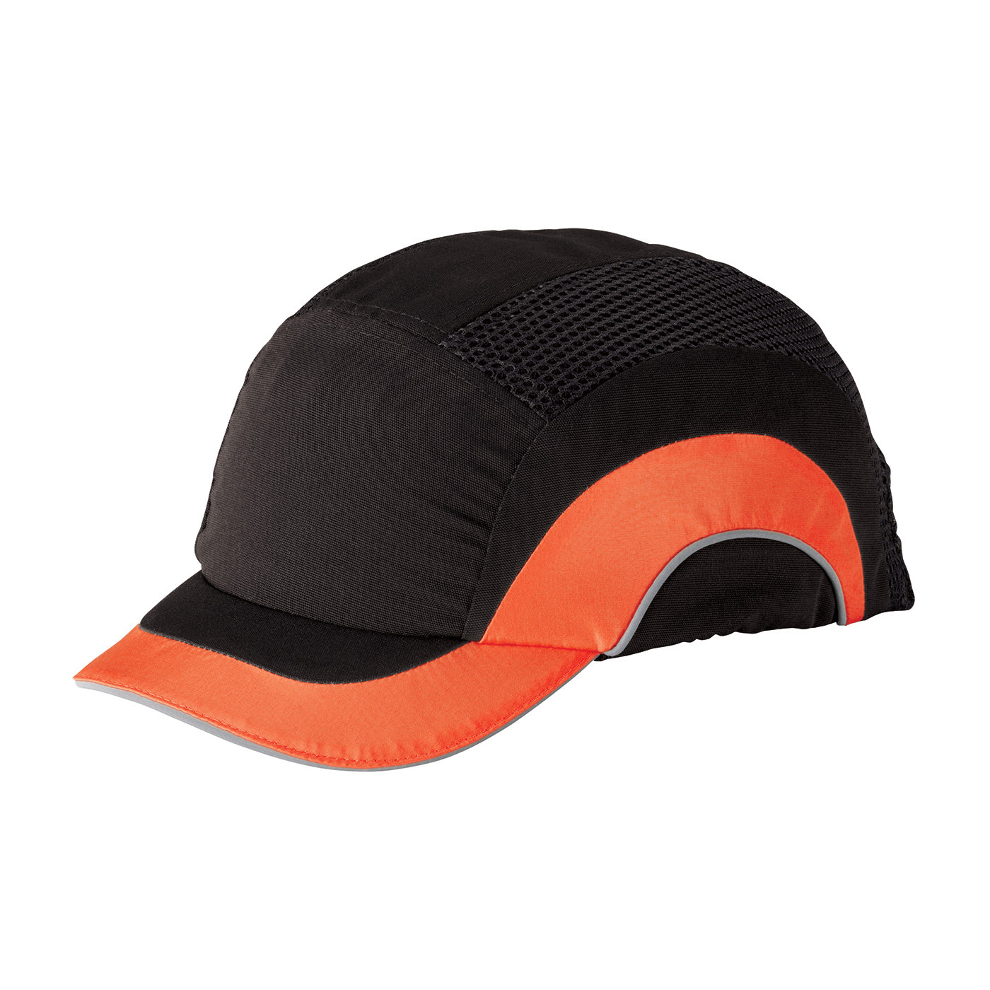 Hard Cap A1+  baseball style bump cap in hi-viz orange | Front Left View