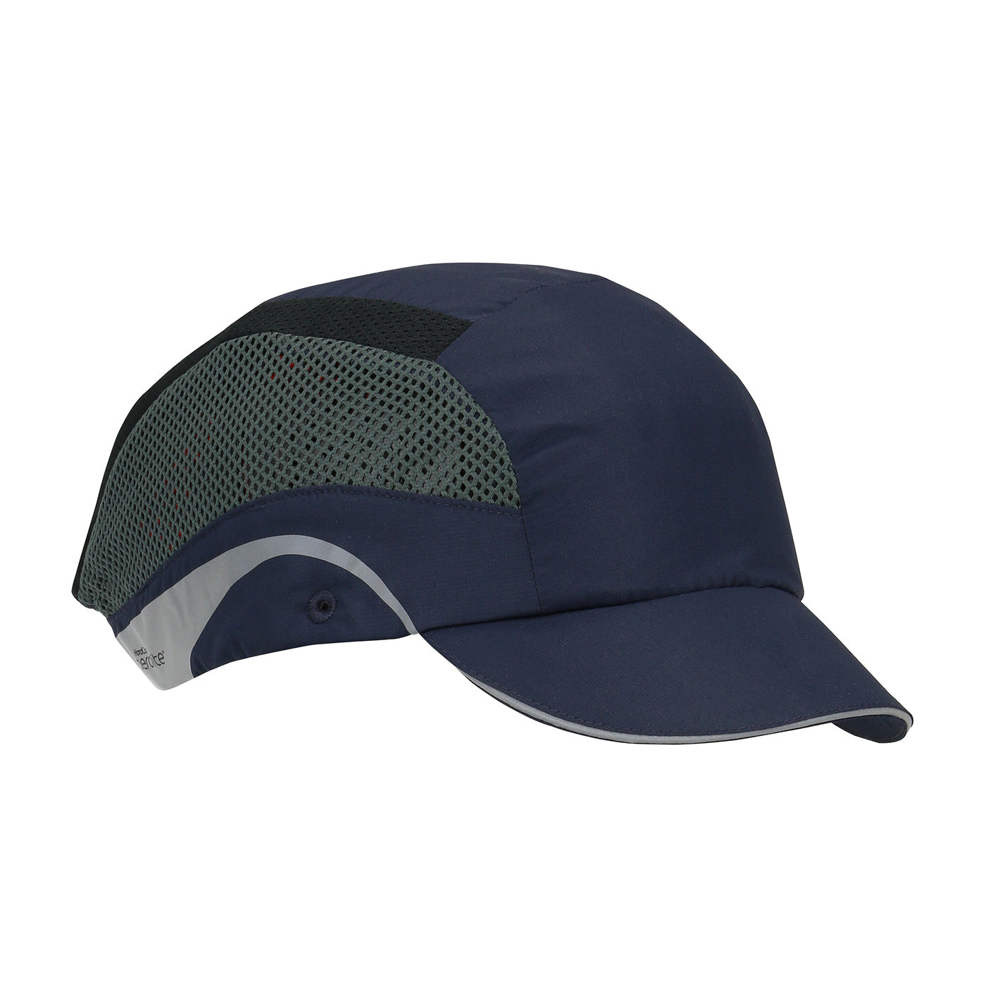 Hard Cap Aerolite  baseball style bump cap in navy | Front Right View