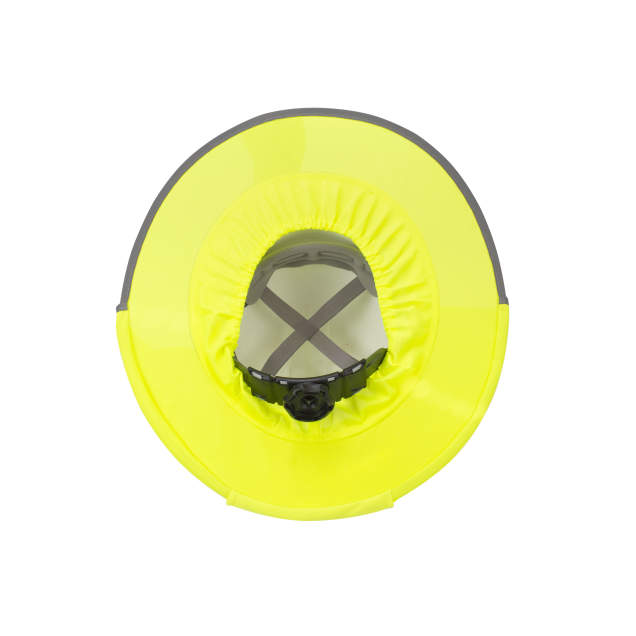 RHHS-01 Collapsible Hard Hat Shade - Hi-Viz Green