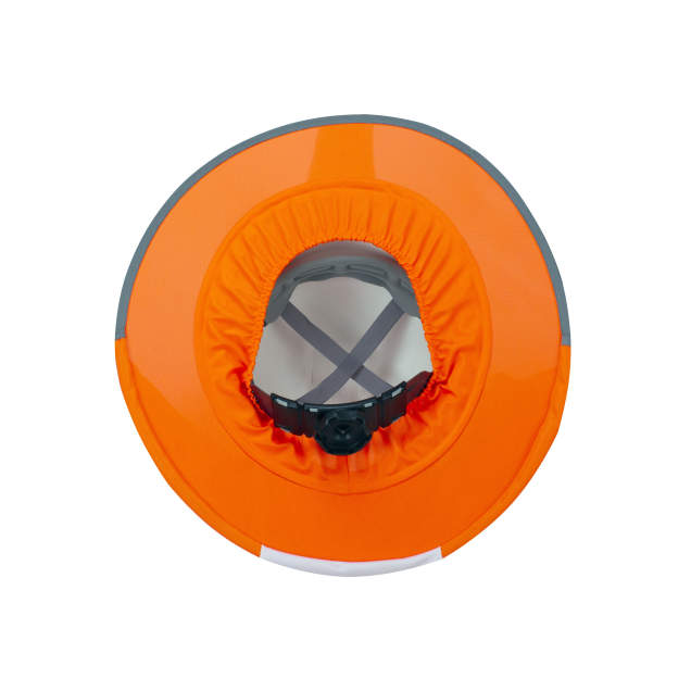 RHHS-01 Collapsible Hard Hat Shade - Hi-Viz Orange
