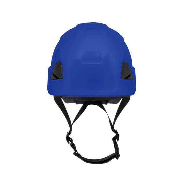 Dareware smooth glide ratchet cap style safety helmet in blue | front view