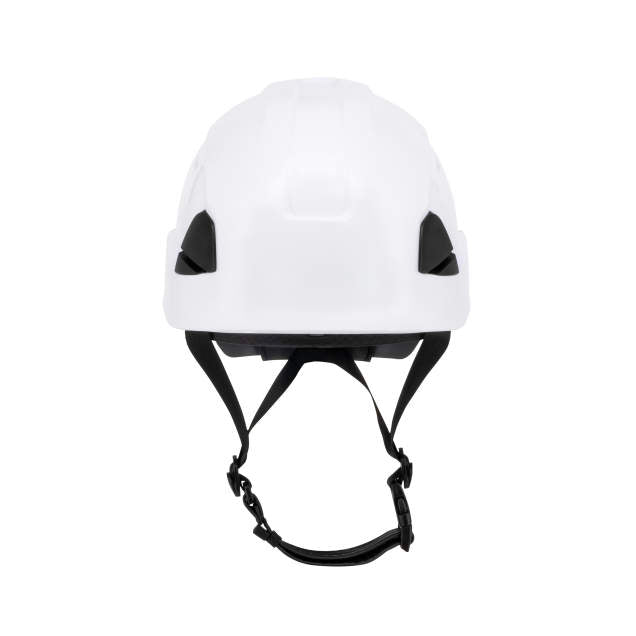 Dareware smooth glide ratchet cap style safety helmet in white | front view