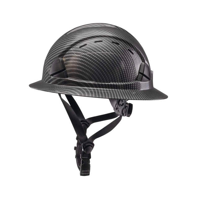 Dareware smooth glide ratchet cap style safety helmet in slate | side view