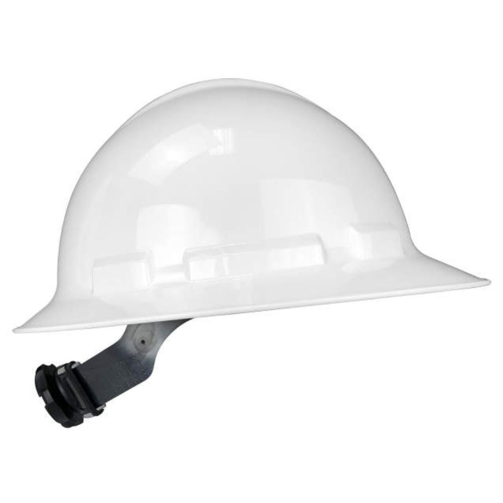 Radians QHR6 White 6 Point Ratchet Full Brim Hard Hat